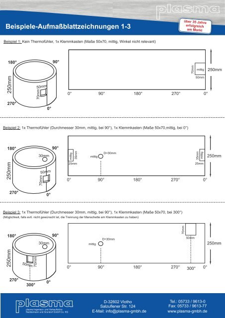 plasma_Isoliermanschetten_Katalog (PDF, 981Kb) - plasma GmbH