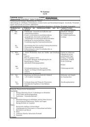 W-Seminar: Deutschland - Italien - Platen-Gymnasium Ansbach