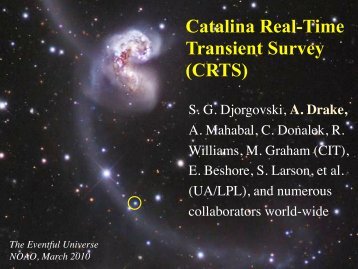 Exploring the Time Domain With the Catalina Real-Time Transient ...