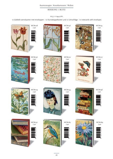 CATALOGUS - CATALOGUE 2012 - Hartman Cards