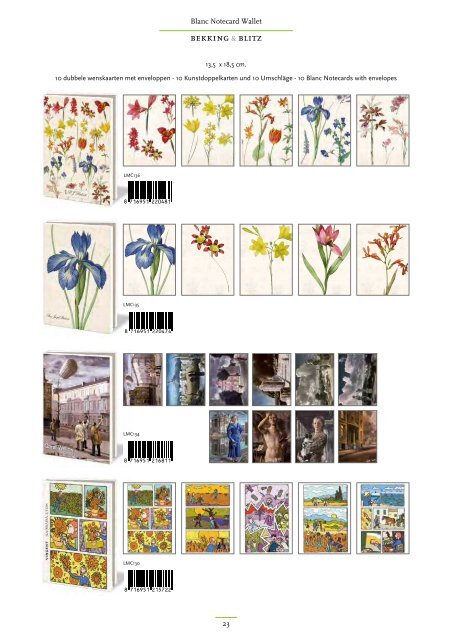 bekking 2013 best selling card catalogue - Hartman Cards