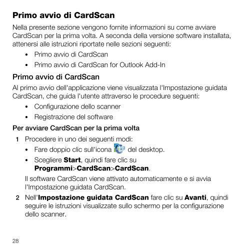 CardScan Executive & Team Quick Start Guide - Dymo