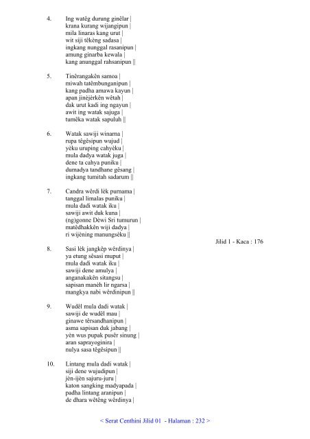 01. Serat Centhini Jilid 01 (PDF) - Adjisaka.com