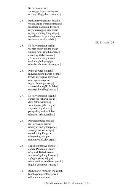 01. Serat Centhini Jilid 01 (PDF) - Adjisaka.com