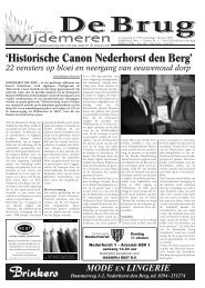 'Historische Canon Nederhorst den Berg' - De Brug