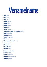 Versamelname - Kleuters