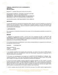 TRIBUNAL ADMINISTRATIVO DE CUNDINAMARCA SECCIÓN IV ...