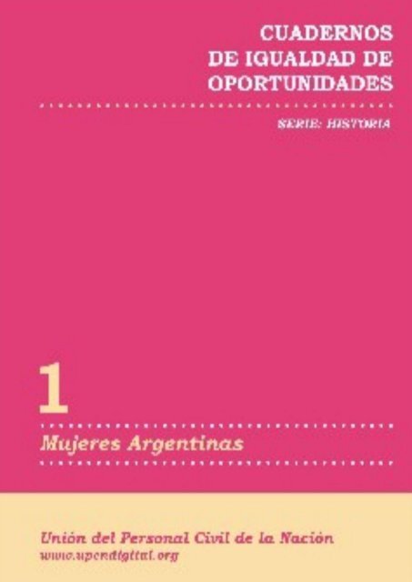 Estas historias de mujeres que nos precedieron - Unión Personal ...