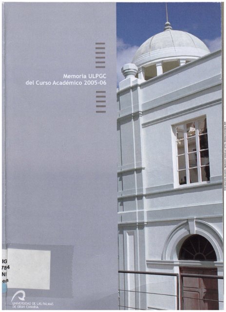 Memoria ULPGC del Curso Académico 2005-2006 - Acceda ...