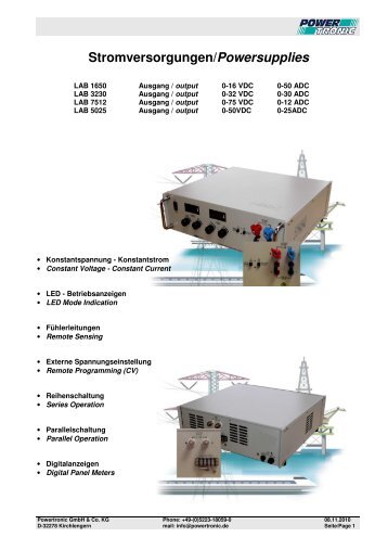 Serie LAB - Powertronic.de