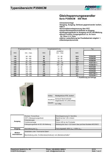 P3554CM - powertronic.de