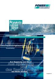 Gleichspannungswandler - Powertronic.de