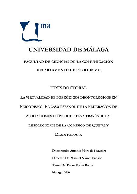 La Virtualidad De Los Códigos Deontológicos En Periodismo - 