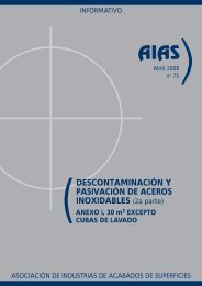 (DESCONTAMINACIÓN Y PASIVACIÓN DE ACEROS ... - AIAS