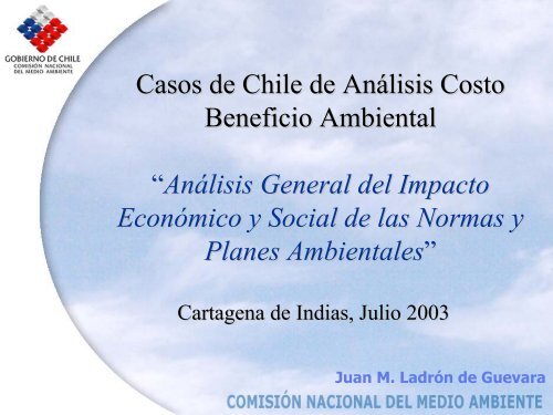 Casos de Chile de Análisis Costo Beneficio Ambiental