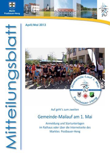 April/Mai 2013 - Postbauer-Heng