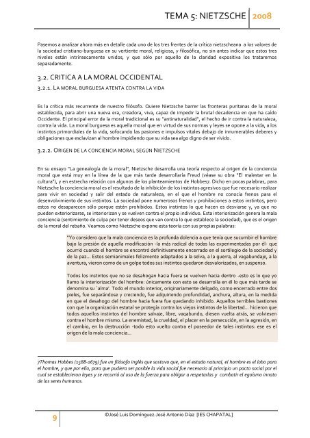 Apuntes tema 5: Nietzsche - Gobierno de Canarias