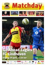 Vrijdag 19 april, 20.00 uur - Go Ahead Eagles