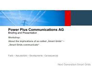 Smart Grids communicate - Power Plus Communications (PPC)