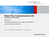 Smart Grids communicate - Power Plus Communications (PPC)