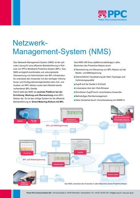 Netzwerk- Management-System (NMS) - Power Plus ...