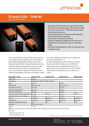 Datasheet - Phocos.com