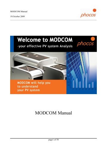 MODCOM Manual - Phocos.com