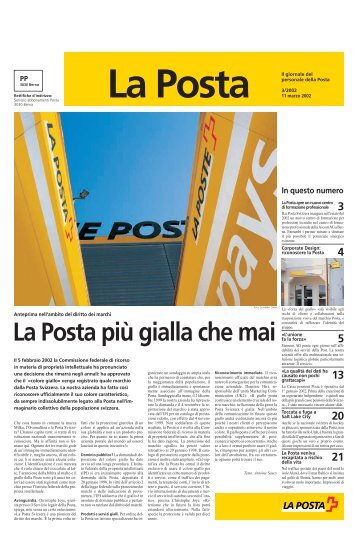 MarzoIl link viene aperto in una nuova - La Poste Suisse