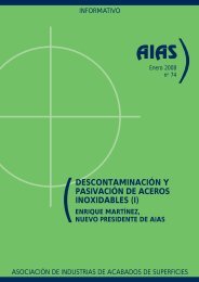 (descontaminación y pasivación de aceros inoxidables (i) - AIAS