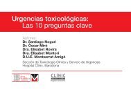 Urgencias toxicológicas: Las 10 preguntas clave