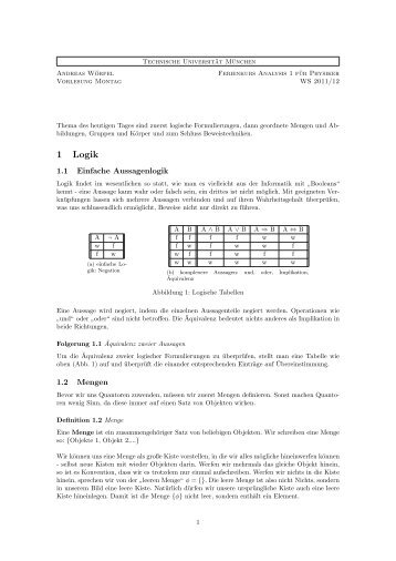 Skript - Physik-Department TU München