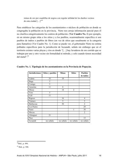 Recursos naturales y población - XXVI Simpósio Nacional de História