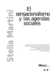 El sensacionalismo y las agendas sociales - Diálogos de la ...