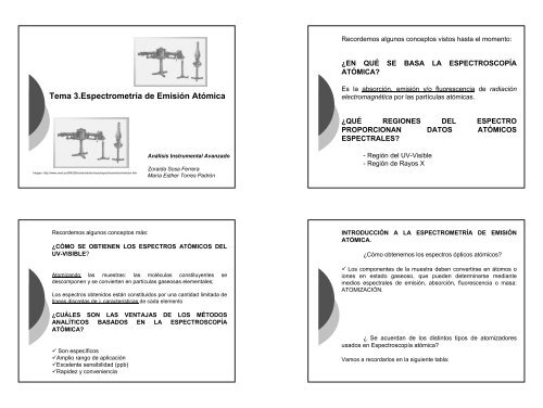 Espectroscopía de Emisión Atómica