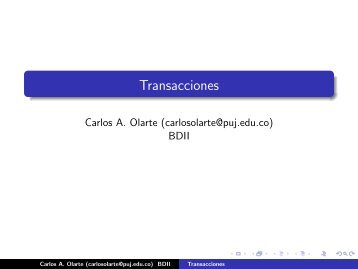 Transacciones