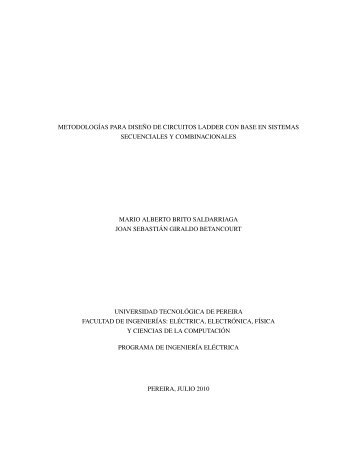 metodologías para diseño de circuitos ladder con base en sistemas ...