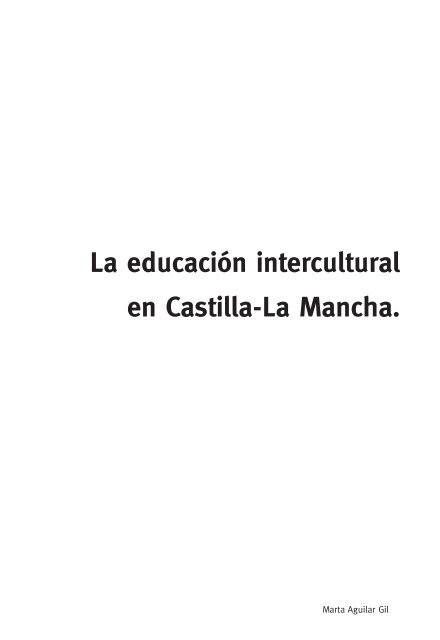 La educación intercultural en Castilla-La Mancha. - Cortes de ...