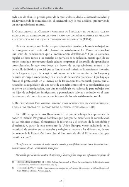 La educación intercultural en Castilla-La Mancha. - Cortes de ...