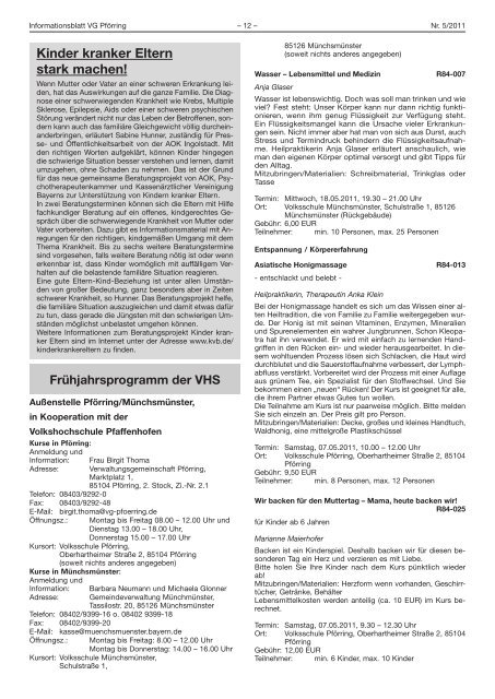 Informationsblatt-2011-05 - Markt Pförring