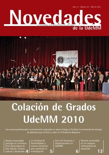 Colación de Grados UdeMM 2010 - Universidad de la Marina ...
