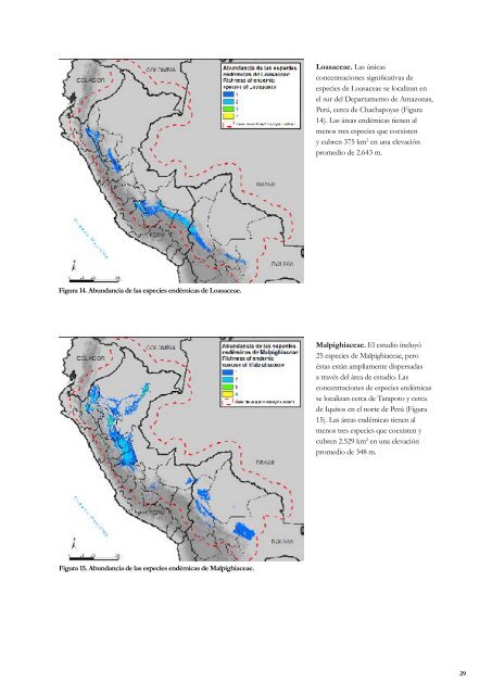 DISTRIBUCIÓN DE LAS ESPECIES ENDÉMICAS - NatureServe