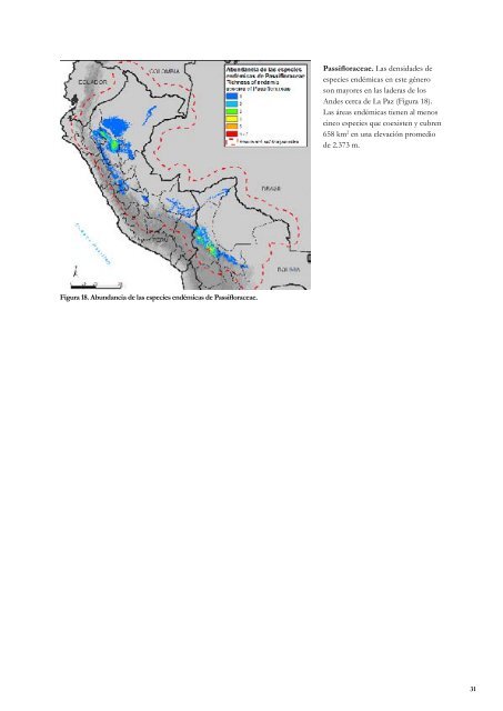 DISTRIBUCIÓN DE LAS ESPECIES ENDÉMICAS - NatureServe