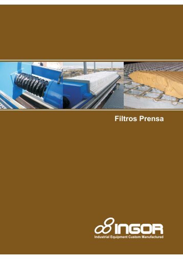 Catálogo Filtros Prensa Semiautomáticos y ... - Interempresas