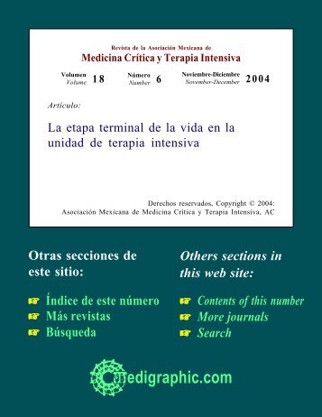 La etapa terminal de la vida en la unidad de ... - edigraphic.com