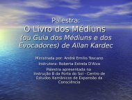 Palestra: O Livro dos Mediuns - Porta do Sol