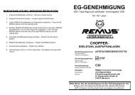 EG-GENEHMIGUNG - Phoenix Motorrad Tuning