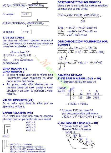 TEORIA DE CONJUNTOS I - MATEMATICAS EJERCICIOS ...