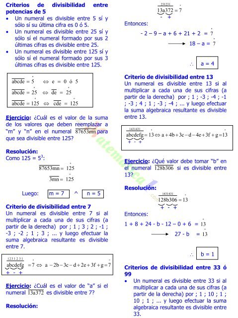 TEORIA DE CONJUNTOS I - MATEMATICAS EJERCICIOS ...