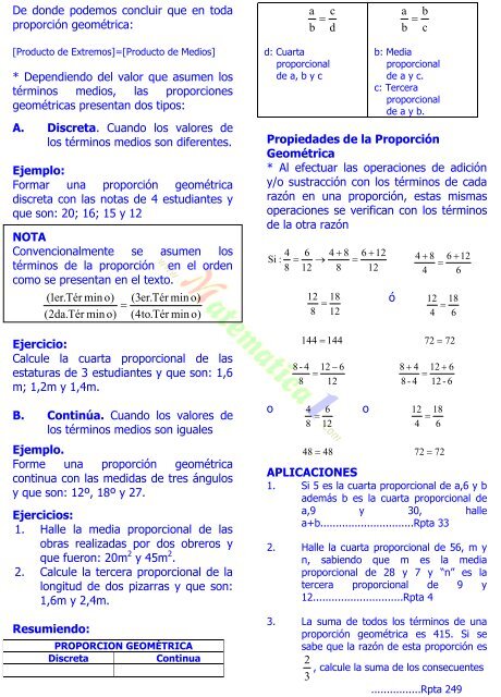 TEORIA DE CONJUNTOS I - MATEMATICAS EJERCICIOS ...