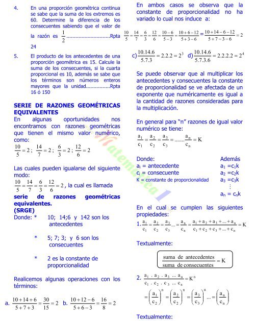 TEORIA DE CONJUNTOS I - MATEMATICAS EJERCICIOS ...